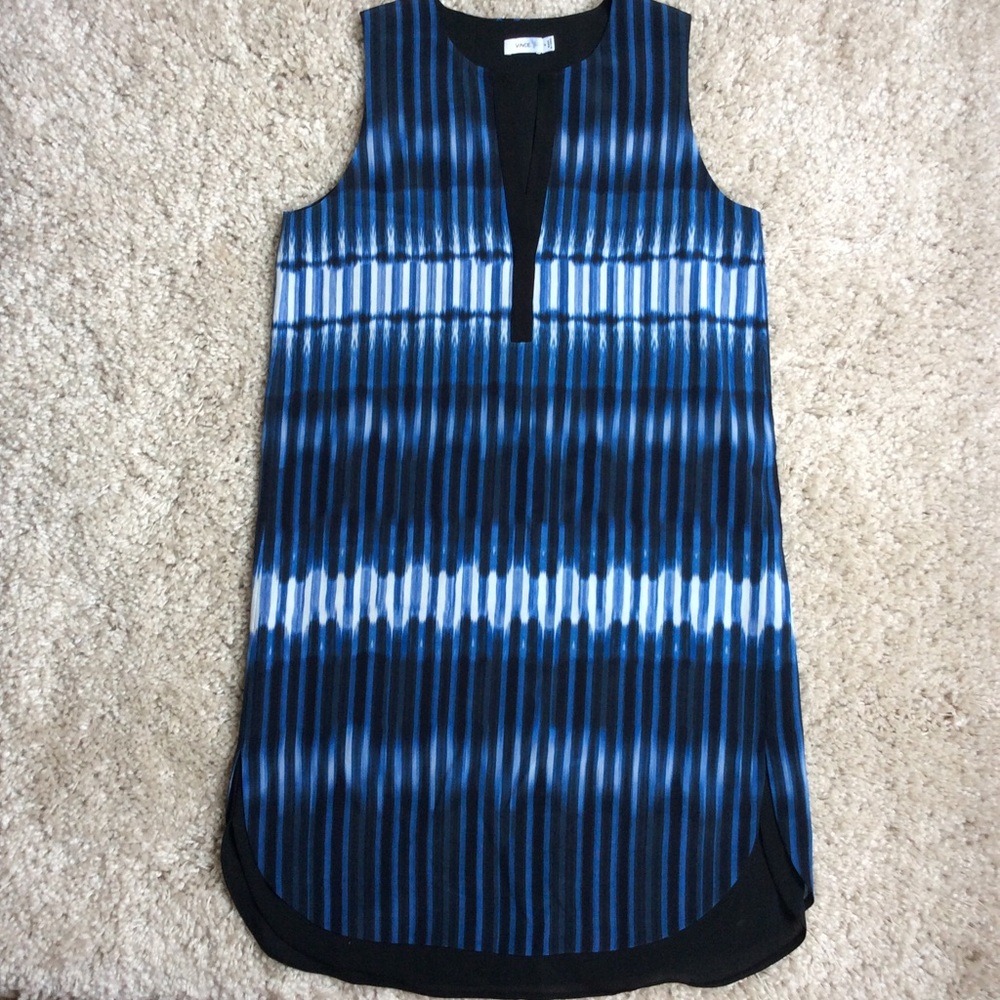 Tie Dye Layered Silk Dress